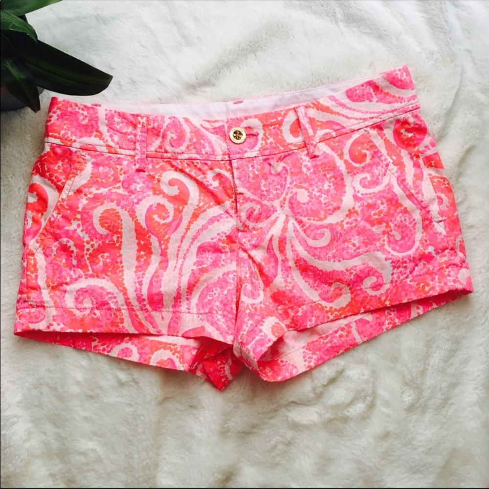 Lilly Pulitzer The Walsh Pink Pout Shorts